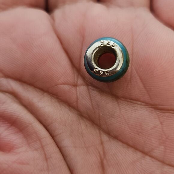 Murano Glass Bead 925 Charm Blue - Picture 11 of 16